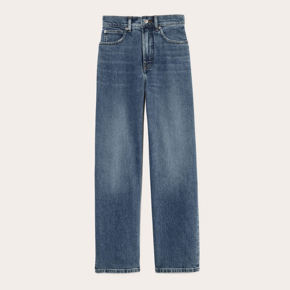 Everlane Women's Way-High® Jean in Mid Indigo, Size 25 Regular